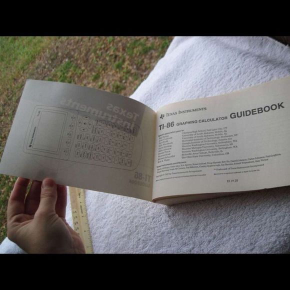 Texas Instruments TI-86 Graphing Calculator Guidebook User Manual Instructions - Picture 4 of 9